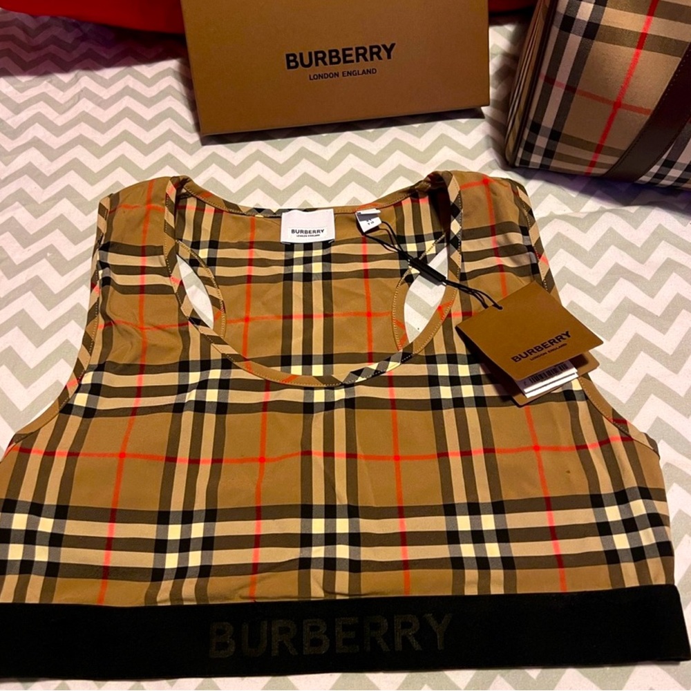 Beautiful comfy Dalby Vintage Checked Bra❤️‍🔥🤎